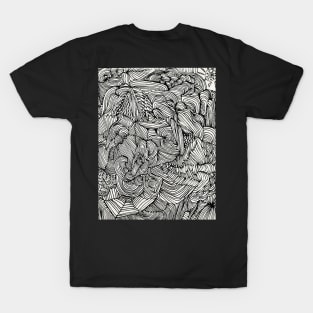 Spider Dreaming In Mist T-Shirt